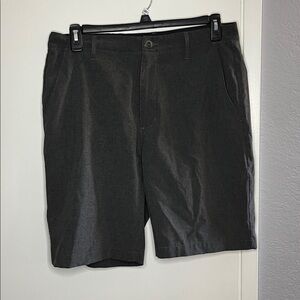 Volcom Men's Dark Gray Flat Front Shorts